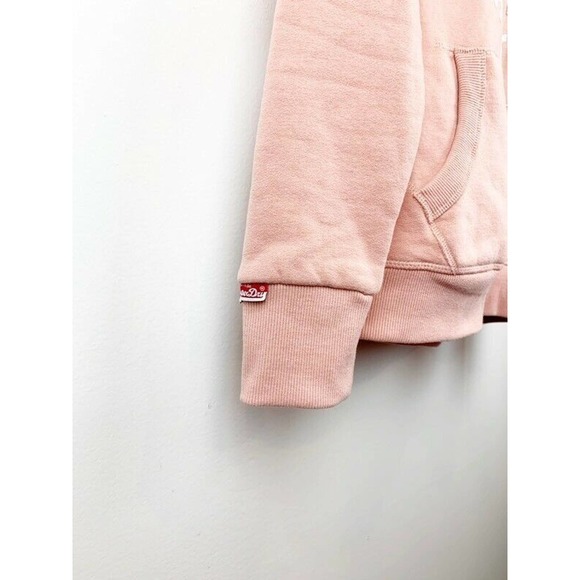 Superdry Womens Track And Field Hoodie Pink 6 - Picture 4 of 12